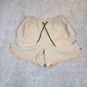 Legends Luka Tan Athletic Shorts Mens 5 Inch Inseam Lined Running Gym Workout